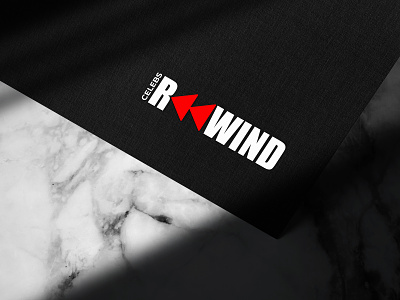 Logo for youtube channel "Celebs Rewind" celebs design graphicdesign logo logodesign minimalism news rewind vector