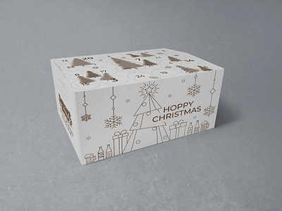 Box design "Christmas calendar".