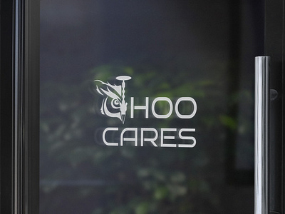 Logo for a hookah bar "Hoocares"
