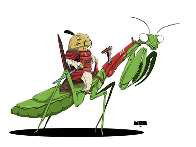 Mantis automotive bug dwarfs mantis midgets raider