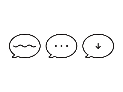 Conversation icons
