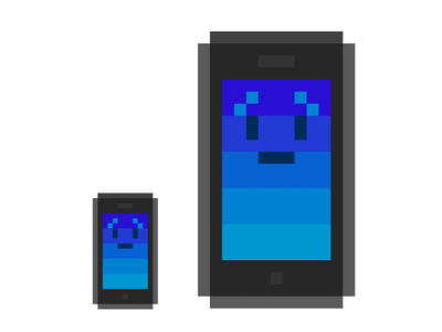 Pixel art iPhone