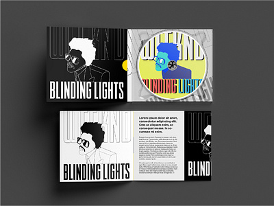 Blinding Lights Album Cover - 1 album album art album cover apple music character design design illustraion music musician spotify the weeknd