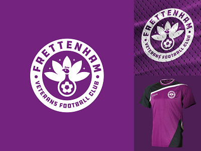 Frettenham fc logo One branding design football identity illustration logo mascot mascot logo minimal vector