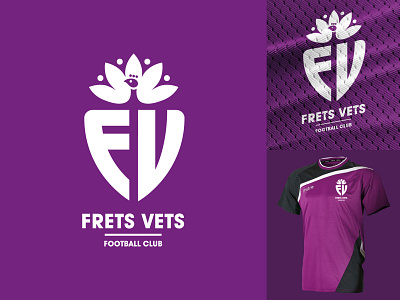 Frettenham fc logo two branding design football identity illustration logo mascot mascot logo minimal vector