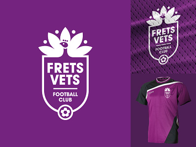 Frettenham fc Logo Three branding design football identity illustration logo mascot mascot logo minimal vector