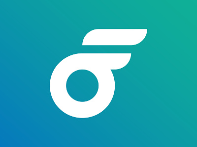 O+F icon branding design icon identity logo minimal vector