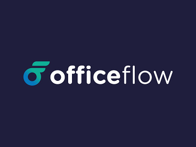 OfficeFlow Master logo branding design icon identity logo minimal typography vector