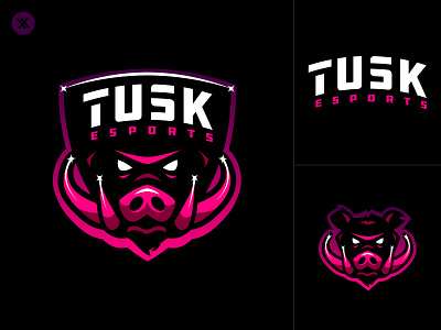 Tusk Esports branding design esports identity illustration logo mascot vector