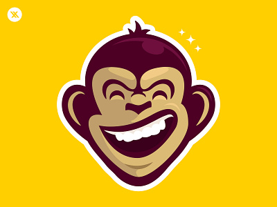 Goofy Monkey Mascot animal animal logo branding character design esports icon identity illustration logo mascot mascot logo monkey vector