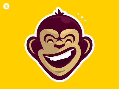 Goofy Monkey Mascot