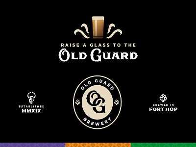 Old Guard Brewery brand elements