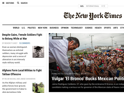 NYTimes.com Redesign magazine news redesign website