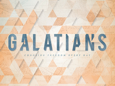 Galatians Series maps series design
