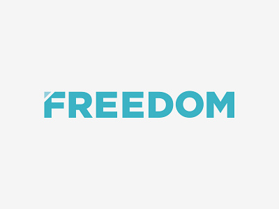 Freedom Logo logo typography