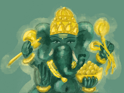Ganesha east elephant ganesha god india indian luck