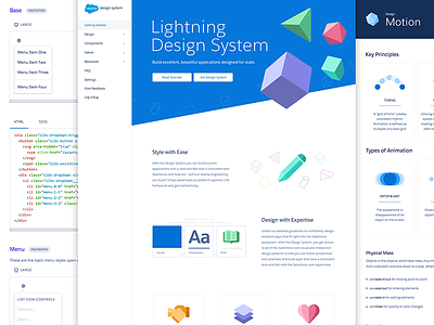 Introducing the Salesforce Lightning Design System css framework design system salesforce style guide ui library