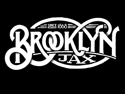 Brooklyn Jax WIP brooklyn distress florida jacksonville lettering