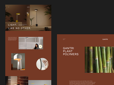 Gantri - website concept branding design figma illustration interior ui ux web webdesign