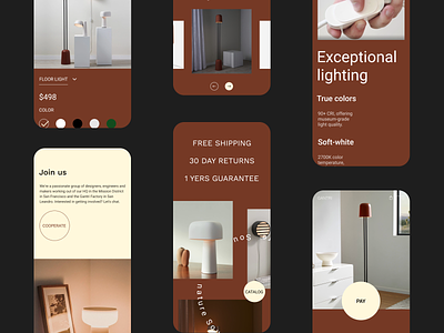 Gantri - website concept branding design figma illustration interior mobile ui ux web webdesign