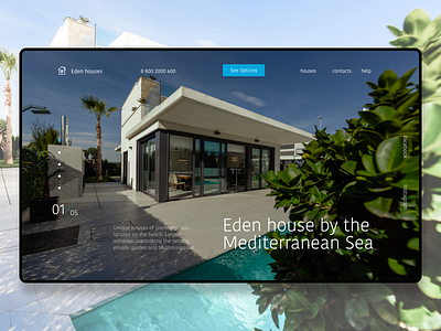 Residential complex design figma typography webdesign