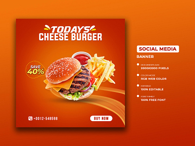 Restaurant Food Banner Design