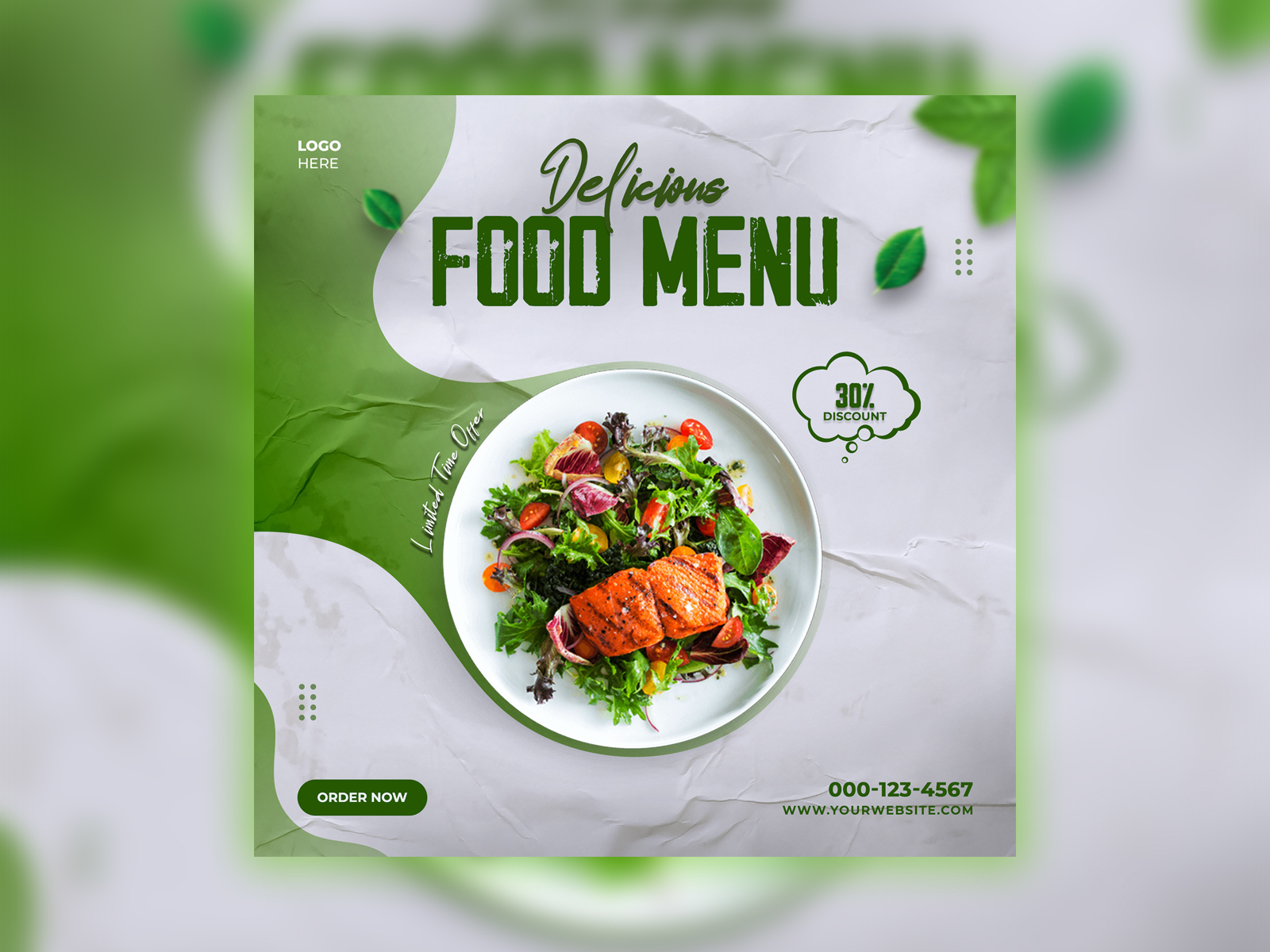 Restaurant Food Banner Design By Nazim Uddin On Dribbble