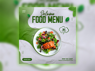 Restaurant Food Banner Design branding graphic design logo
