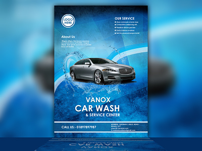Car Wash Business Flyer branding graphic design motion graphics