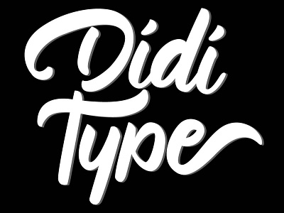 Diditype Lettering Logo animation design flatdesign illustration lettering lettering art lettering logo logo modern typedesign typography vector