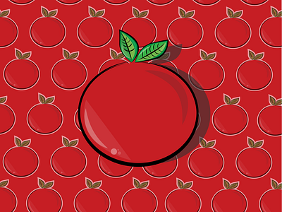 Tomato design flatdesign illustration modern vector