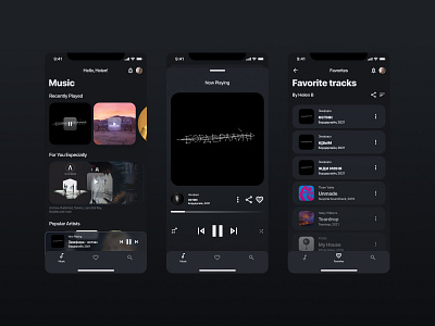 005 Music Player | 100 Days of UI