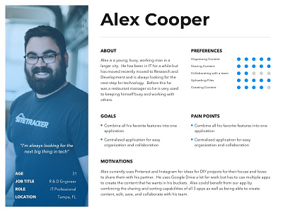 Alex Cooper User Persona