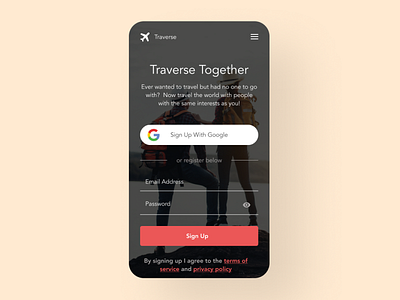 Traveling App conoverdesigns daily daily 100 challenge daily ui dailyui dailyuichallenge design mobile mobile app mobile app design mobile design mobile ui travel travel app traveling ui uidesign ux ux ui uxui