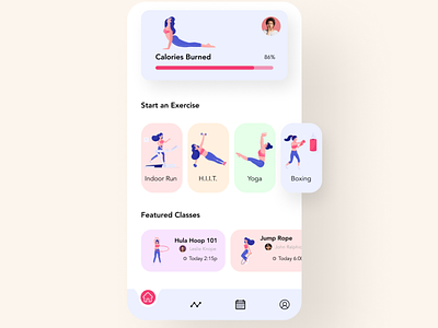 Workout App Progress Bar conoverdesigns daily daily 100 challenge daily ui dailyui dailyuichallenge design exercise exercise app mobile mobile app mobile app design mobile design mobile ui ui uidesign ux ux ui uxui workout