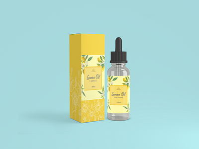 abloom lemon oil brand identity colors design logo minimal package design typogaphy vector