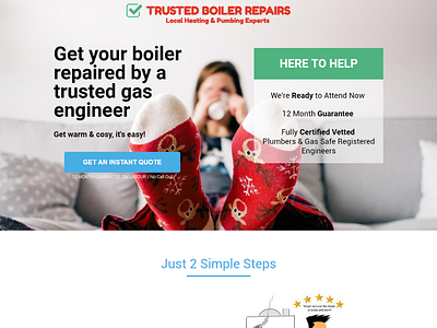 Landing Page for Trusted Boiler Repairs