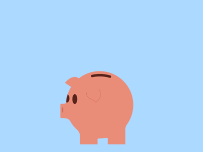 Happy Tax Day animation april 15 coins gif graphics money motion graphics piggy bank tax day taxes typography vector