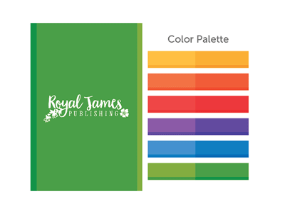 Royal James Publishing | Color Palette animation brand branding color palette colors design gif identity palette