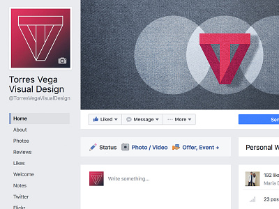 My Facebook Page branding cover design designer facebook page icon identity logo design social media web