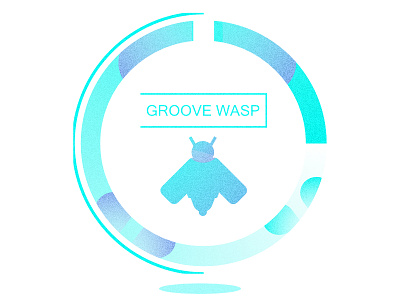 Groovewasp code color design digital touch groovewasp logo tech typehue