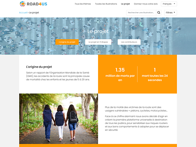 Road4us design ui ux web website