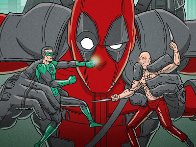 Deadpool colossus deadpool green lantern marvel mercenary negasonic teenage warhead ryan reynolds superhero xmen