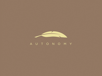 Auntonomy accessories bird branding eagle fashion feather flight fly freedom logo marketing