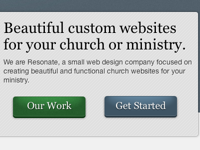 Call To Action button church cta landing page ministry