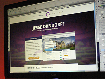 Portfolio Update chrome jquery open sans portfolio purple trendy photo of my screen