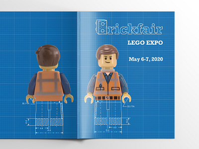 The BrickFair LEGO Expo Rebranding Guidebook Design book design branding design branding identity editorial design graphic design guidebook identity logo design logos logotype