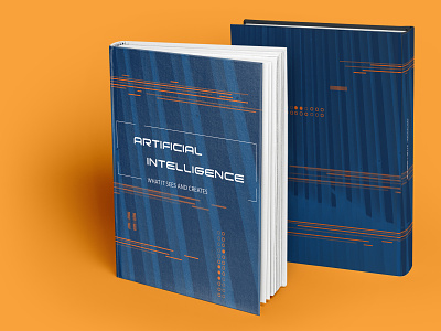 Book Cover Design for Artificial Intelligence book design graphic design photography print print design typography visual art
