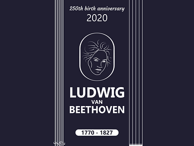 Ludwig illustration poster vector illustration