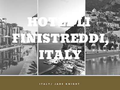 HOTEL LIFINISTREDDI, ITALu design presentation presentation design presentation layout presentation template web